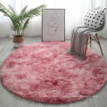 Ultra Soft Round Round Faux Sheepin Fur Area Tapis rose rose Circulaire tapis hirsué